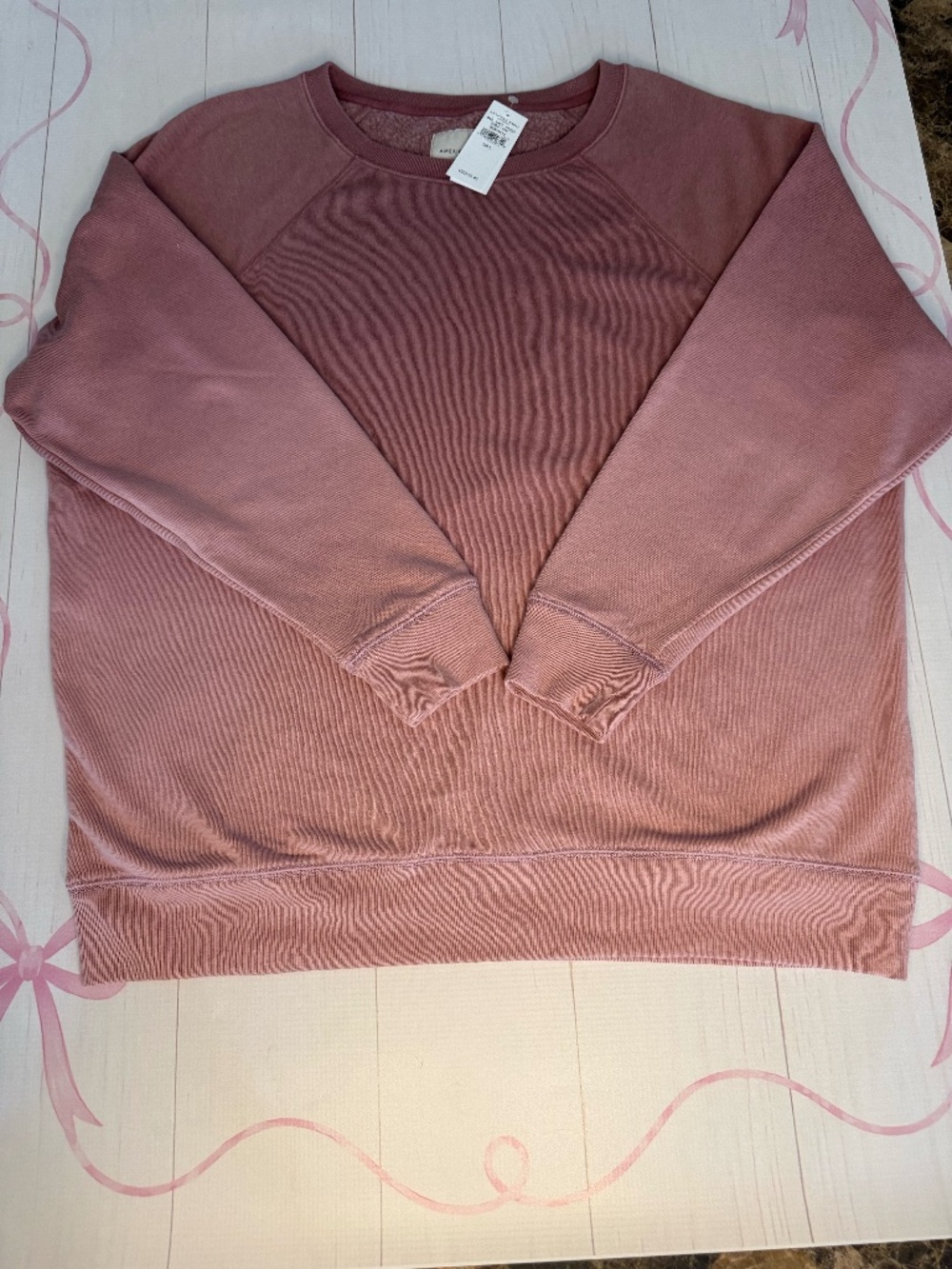 NWT American Eagle ombre crewneck sweatshirt size L